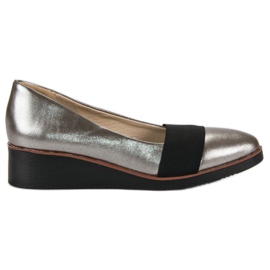 VINCEZA Ballerines argentées gris VINCEZA Ballerines argentées gris