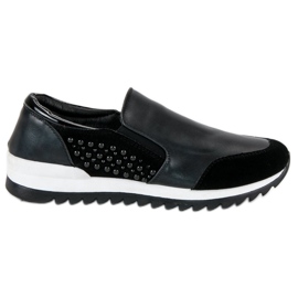 Chaussures de sport à enfiler Vinceza le noir