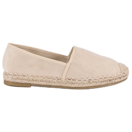 Sweet Shoes Espadrilles en daim beiges