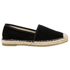 Sweet Shoes Espadrilles en daim noir le noir