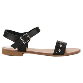 Licean Sandales noires pour l'été le noir Licean Sandales noires pour l'été le noir