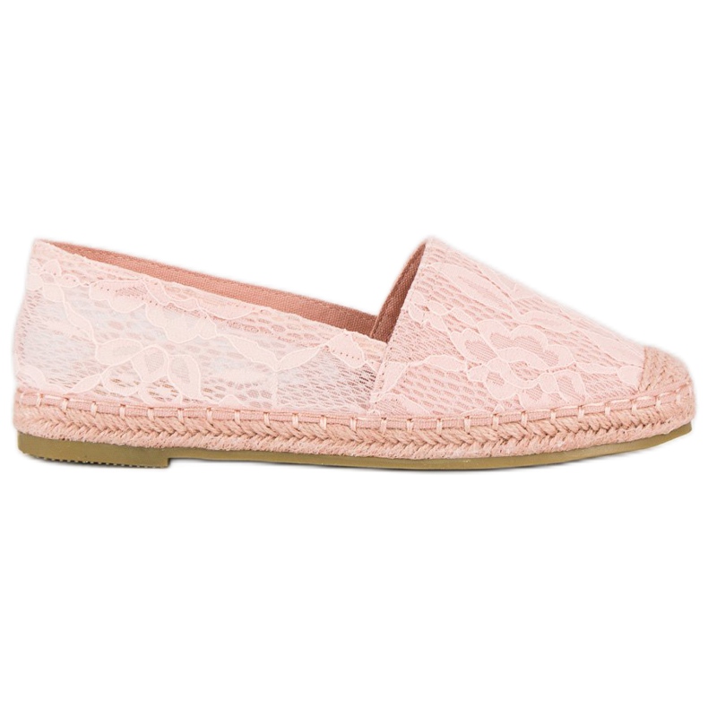 Seastar Espadrilles en dentelle rose Seastar Espadrilles en dentelle rose