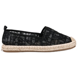 Seastar Espadrilles en dentelle noir