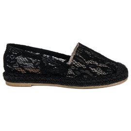 Seastar Espadrilles en dentelle noire