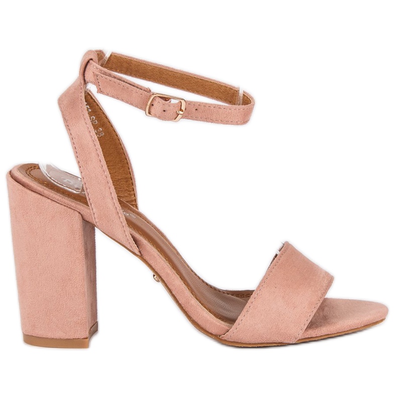 Tina&Co Sandales élégantes sur un poteau rose