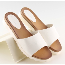 Chaussons blancs femme H10 blanc