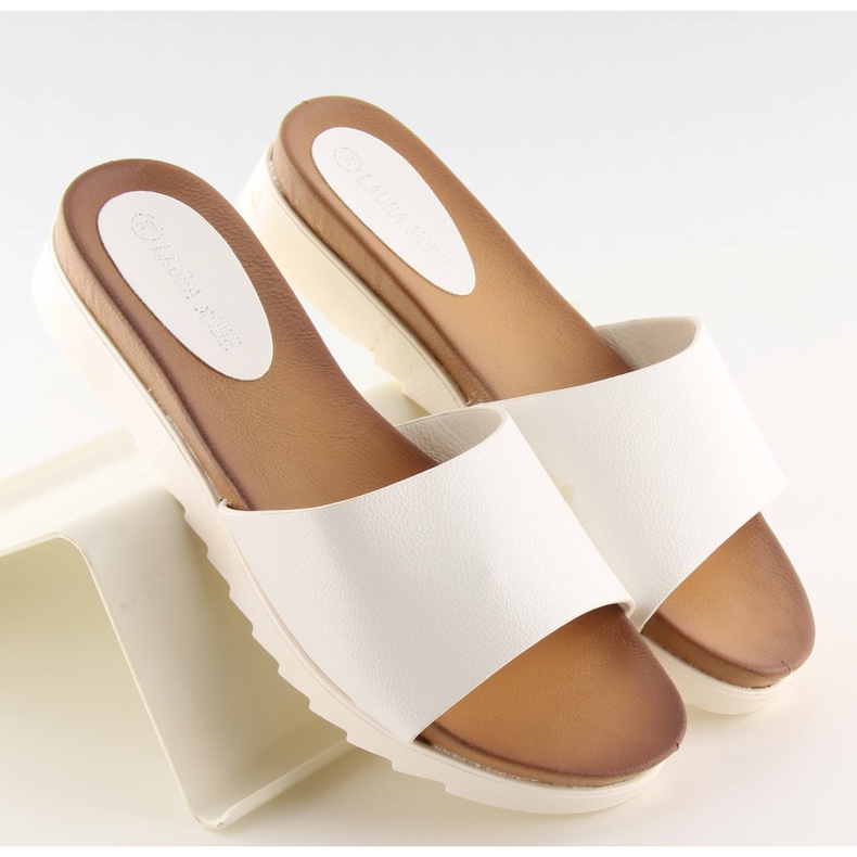 Chaussons blancs femme H10 blanc blanche Chaussons blancs femme H10 blanc blanche