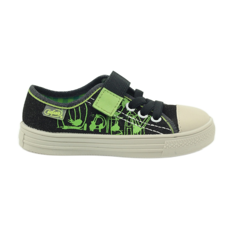 Baskets Befado 429x005 noires le noir vert