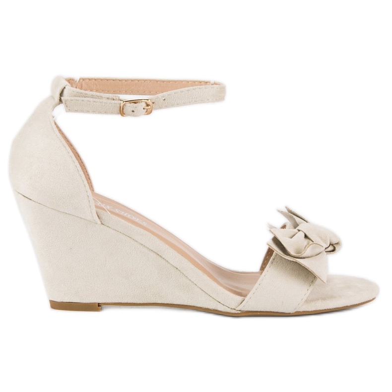 L. Lux. Shoes Sandales compensées élégantes brun L. Lux. Shoes Sandales compensées élégantes brun