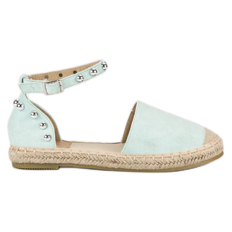 Bestelle Espadrilles menthe vert multicolore