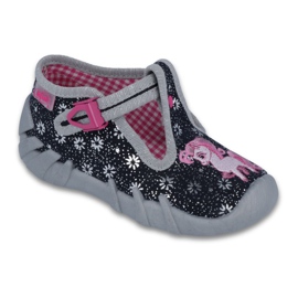 Befado chaussures pour enfants 110P328 le noir gris