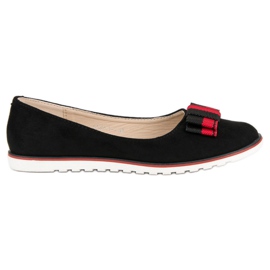 SHELOVET Ballerines en daim le noir SHELOVET Ballerines en daim le noir
