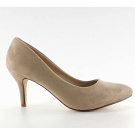 Escarpins bas en daim M246 Kaki