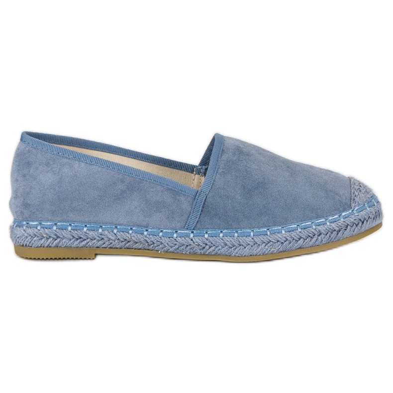 Nio Nio Espadrilles en daim bleu