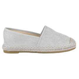 Nio Nio Espadrilles en daim gris