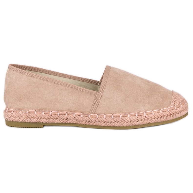Nio Nio Espadrilles en daim rose
