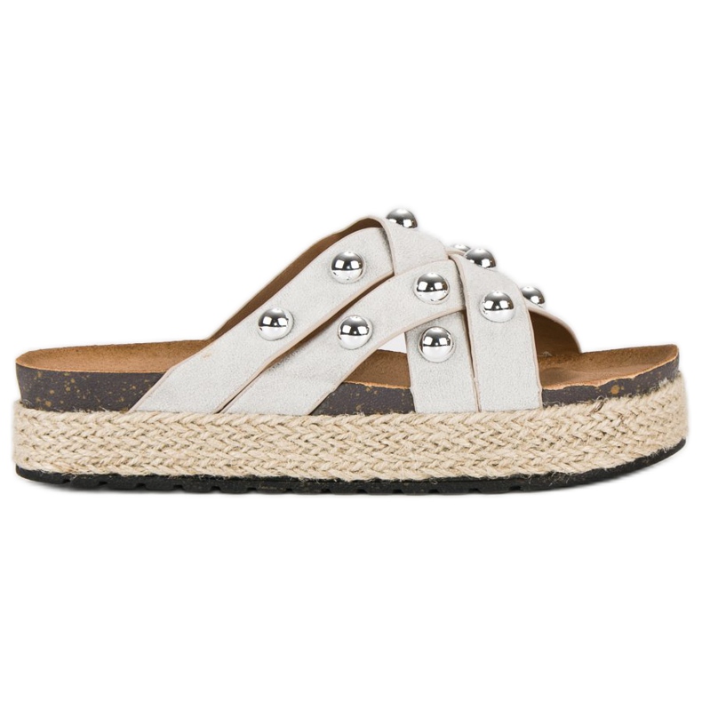 Sergio Todzi Chaussons avec strass gris