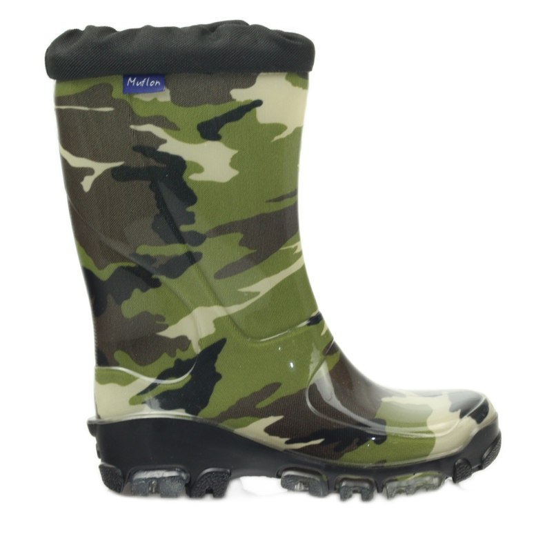 Camo galoches avec des ions d'argent Ren But le noir brun vert