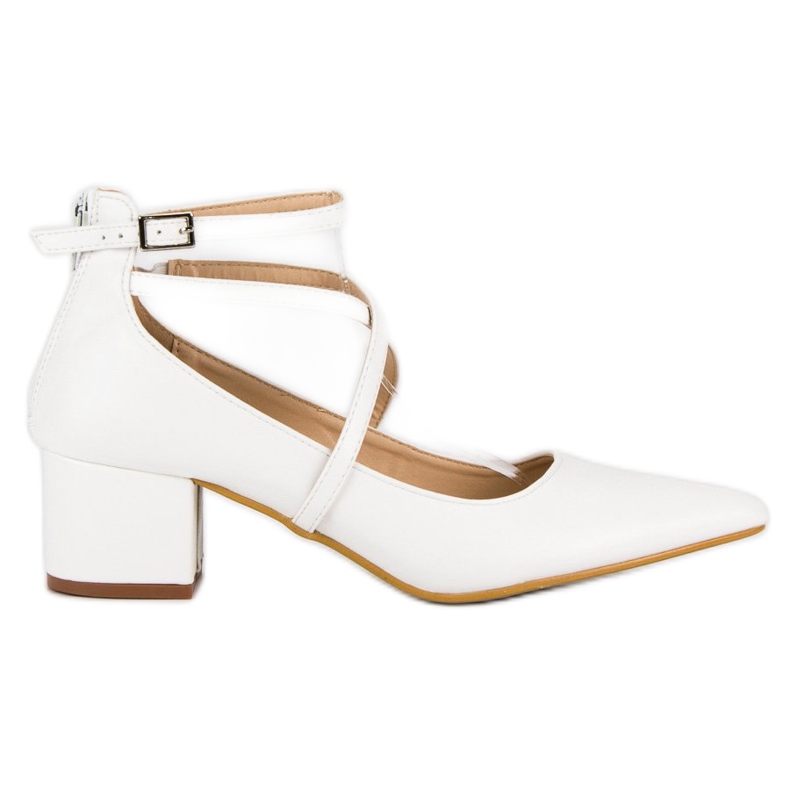 Vices Étaux blancs à talons hauts blanche Vices Étaux blancs à talons hauts blanche