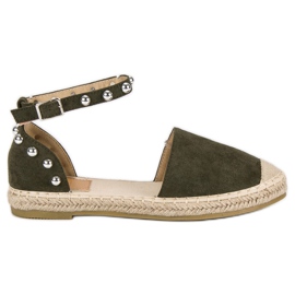 Bestelle Espadrilles vert foncé Bestelle Espadrilles vert foncé