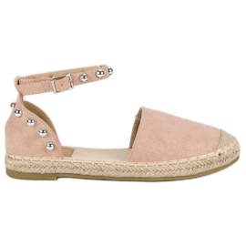 Bestelle Espadrilles poudre rose