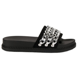 Chaussons noirs le noir