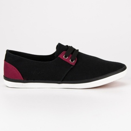 Sneakers hommes noirs le noir multicolore