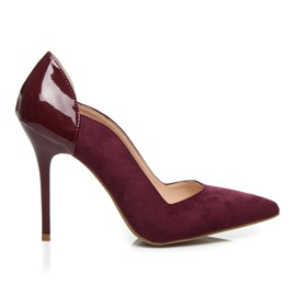 Wilady Talons hauts à la mode rouge