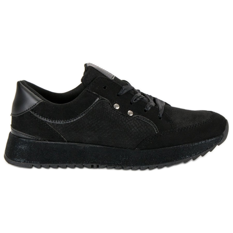 Mckeylor Chaussures de sport noires nouées le noir Mckeylor Chaussures de sport noires nouées le noir