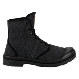 Mckeylor Sacs en tissu pour femmes le noir gris