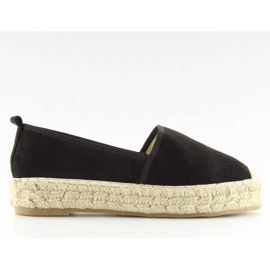 Espadrilles noires pour femmes BB10P noir le noir