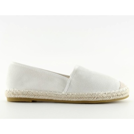 Espadrilles pleine couleur blanc BB17P Blanc