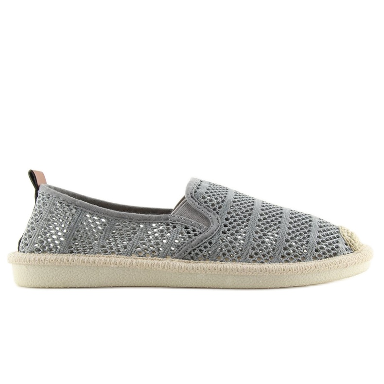 Espadrilles résille grises F01B Gris Espadrilles résille grises F01B Gris