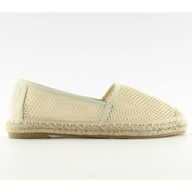 Espadrilles résille beige MB-6461 Beige