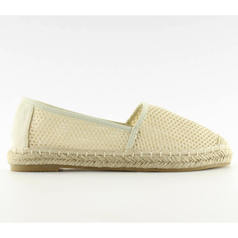 Espadrilles résille beige MB-6461 Beige