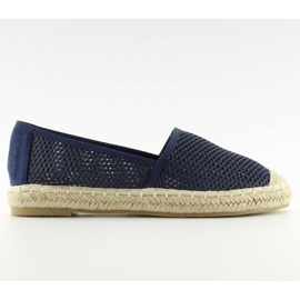 Espadrilles en résille bleu marine MB-6461 Bleu Espadrilles en résille bleu marine MB-6461 Bleu