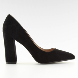Escarpins sur le poteau noir R123P Noir le noir