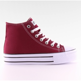 Sneakers sur double LT-920B Wine rouge