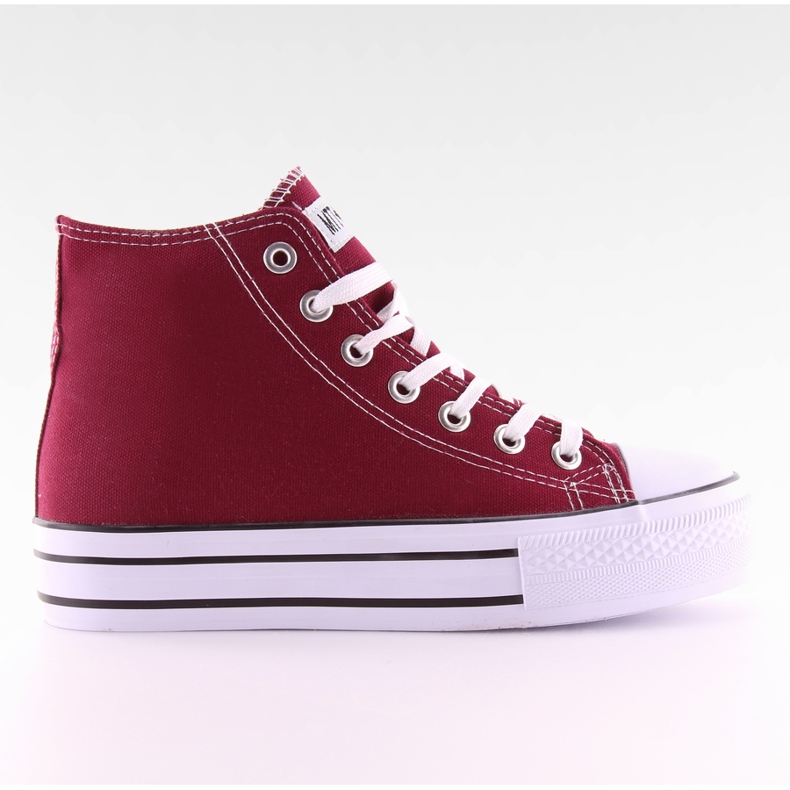 Sneakers sur double LT-920B Wine rouge