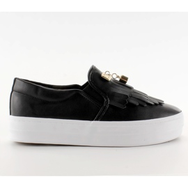 Sneakers à franges A-25 Noir le noir