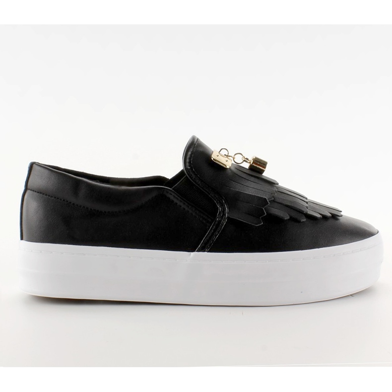 Sneakers à franges A-25 Noir le noir