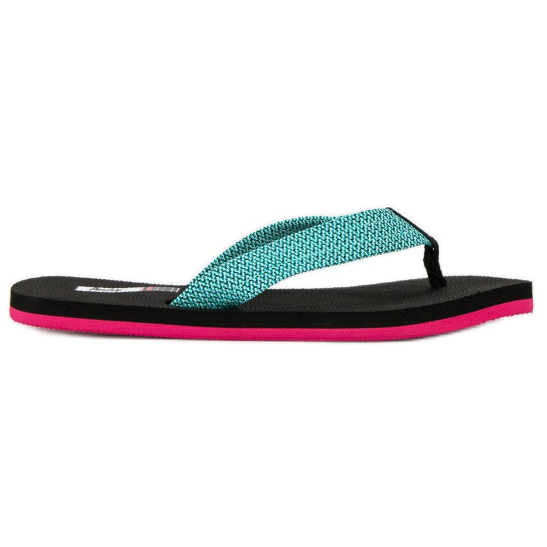 American Club tongs américaines le noir vert