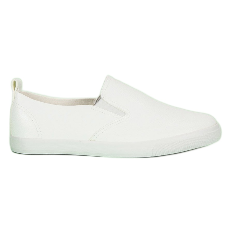 Slipons blancs femme blanche Slipons blancs femme blanche