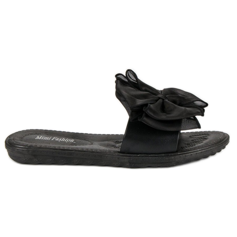 Chaussons à nœud le noir