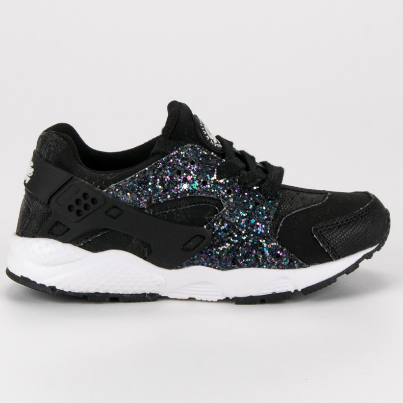 Kylie Baskets noires avec brocart le noir