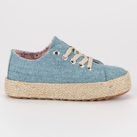 Kylie Espadrilles pour enfants bleu multicolore