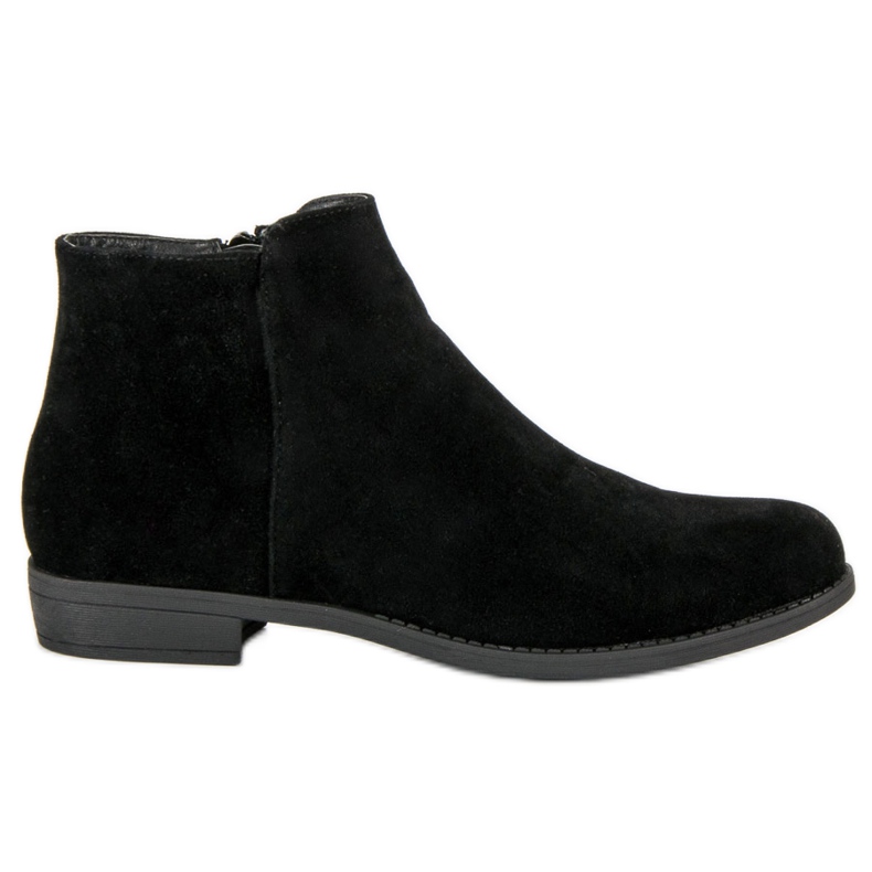 Bottes en daim classiques le noir