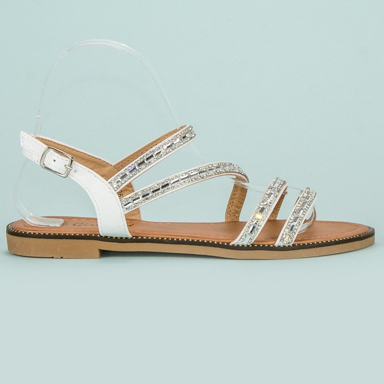 Girlhood Sandales blanches élégantes