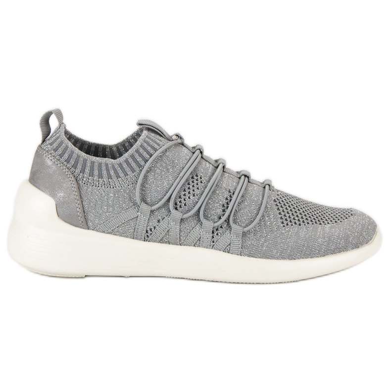 Kylie Chaussures de sport à enfiler en textile gris