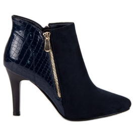 Bottines bleu marine